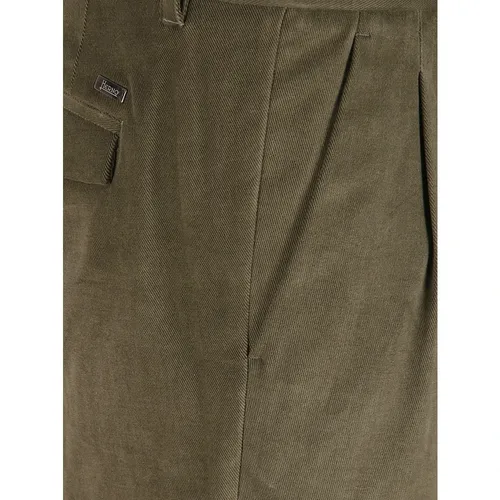 Herno - Trousers > Chinos - Green - Herno - Modalova