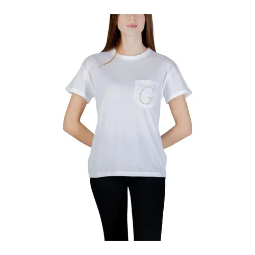 Guess - Tops > T-Shirts - White - Guess - Modalova