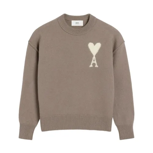 Knitwear > Round-neck Knitwear - - Ami Paris - Modalova