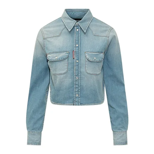 Blouses & Shirts > Denim Shirts - - Dsquared2 - Modalova