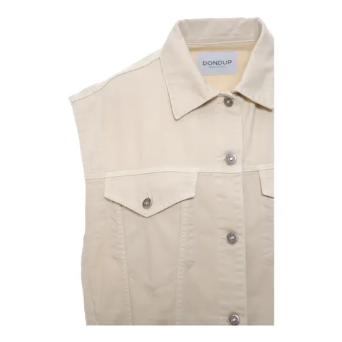 Dondup - Jackets > Vests - Beige - Dondup - Modalova