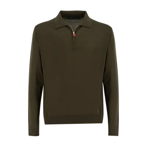 Knitwear > V-neck Knitwear - - Kiton - Modalova