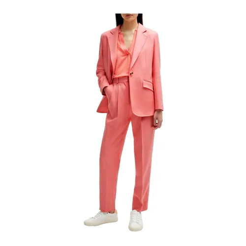 Hugo - Jackets > Blazers - Orange - Hugo - Modalova