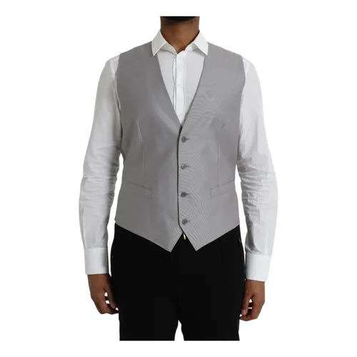 Suits > Suit Vests - - Dolce & Gabbana - Modalova