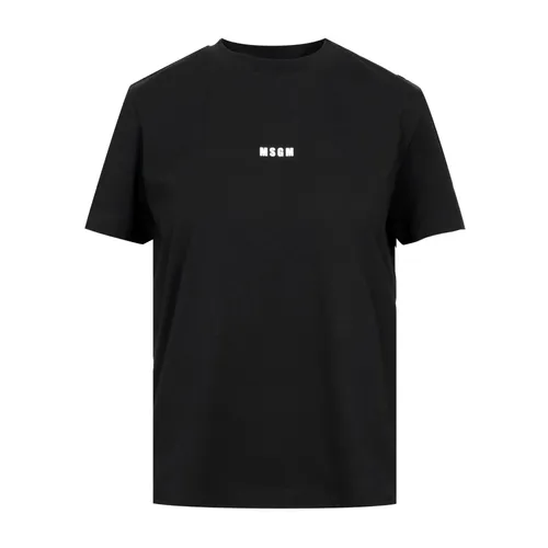 Msgm - Tops > T-Shirts - Black - Msgm - Modalova