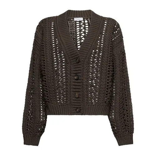 Knitwear > Cardigans - - Brunello Cucinelli - Modalova