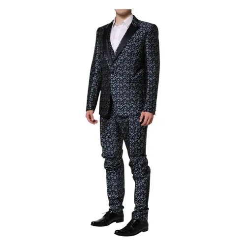 Suits > Suit Sets > Single Breasted Suits - - Dolce & Gabbana - Modalova
