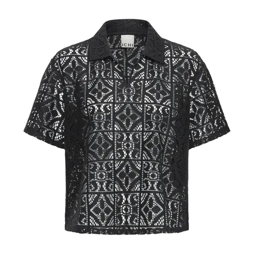 Ichi - Tops > Polo Shirts - Black - Ichi - Modalova