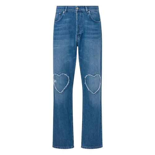 Jeans > Straight Jeans - - Moschino - Modalova
