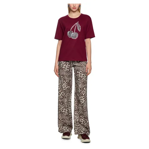 Marc Cain - Tops > T-Shirts - Red - Marc Cain - Modalova