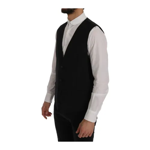 Suits > Suit Vests - - Dolce & Gabbana - Modalova