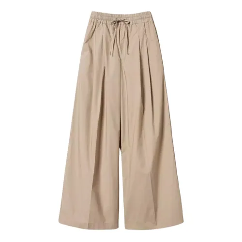 Trousers > Wide Trousers - - Twinset - Modalova