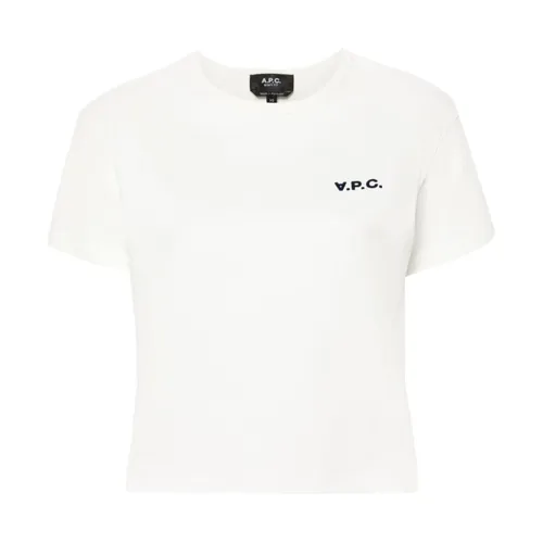 A.p.c. - Tops > T-Shirts - White - A.p.c. - Modalova
