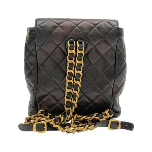 Pre-owned > Pre-owned Bags > Pre-owned Backpacks - - Chanel Vintage - Modalova