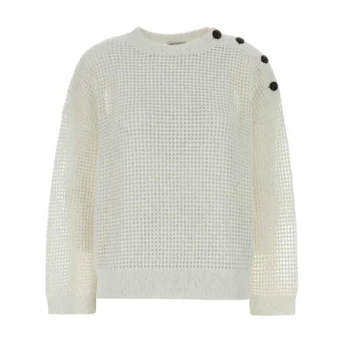 Knitwear > Round-neck Knitwear - - Brunello Cucinelli - Modalova