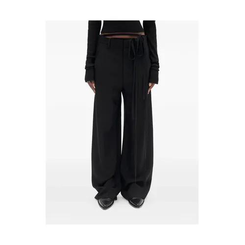 Trousers > Wide Trousers - - Ann Demeulemeester - Modalova
