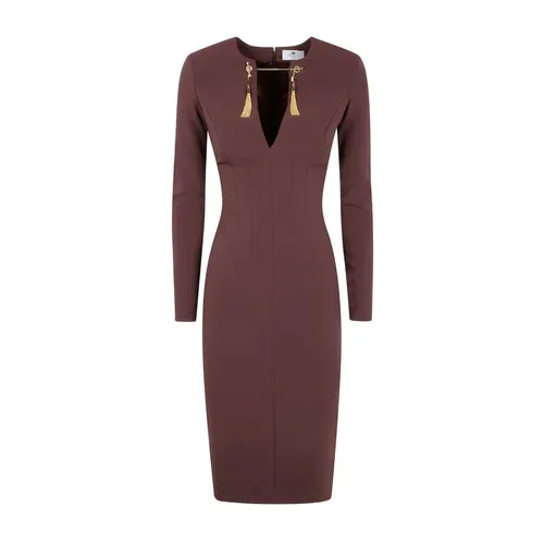 Dresses > Day Dresses > Midi Dresses - - Elisabetta Franchi - Modalova