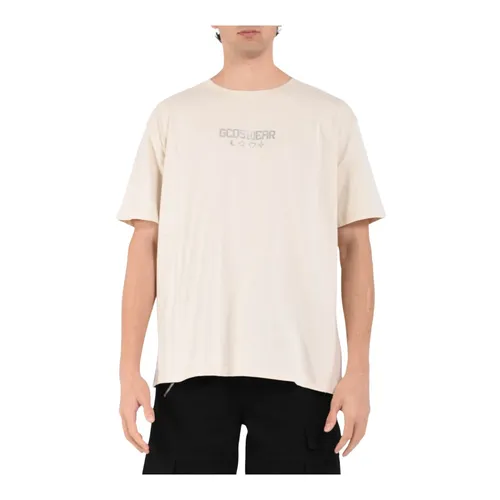 Gcds - Tops > T-Shirts - Beige - Gcds - Modalova