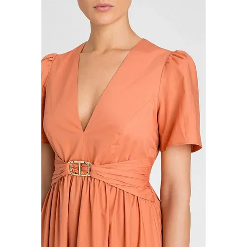 Dresses > Day Dresses > Midi Dresses - - Twinset - Modalova