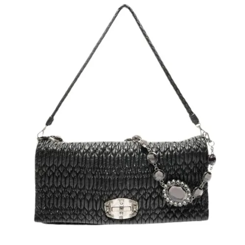 Pre-owned > Pre-owned Bags > Pre-owned Shoulder Bags - - Miu Miu Pre-owned - Modalova