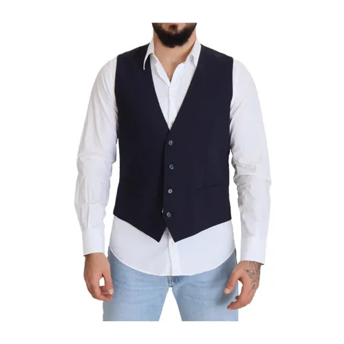 Suits > Suit Vests - - Dolce & Gabbana - Modalova