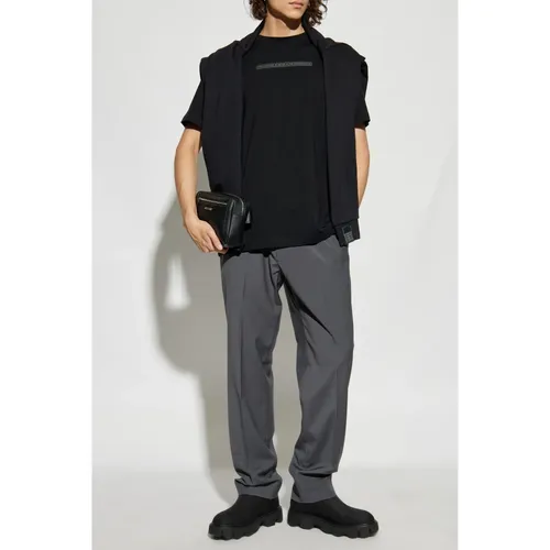 Iceberg - Tops > T-Shirts - Black - Iceberg - Modalova