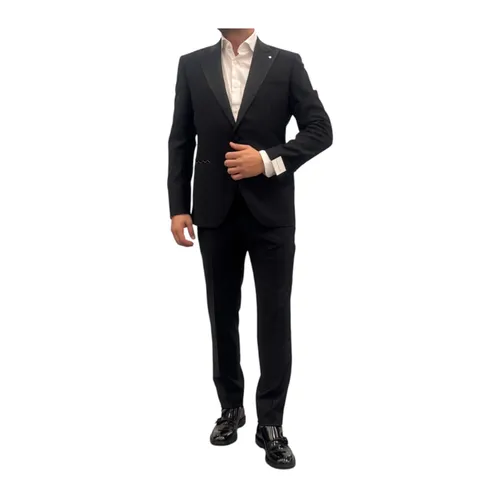 Suits > Suit Sets > Single Breasted Suits - - Luigi Bianchi Mantova - Modalova