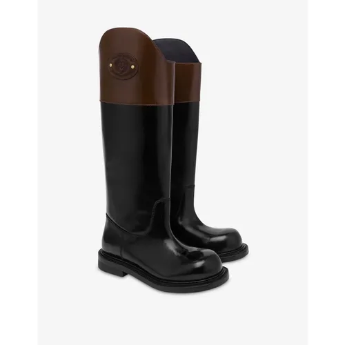 Shoes > Boots > High Boots - - Moschino - Modalova