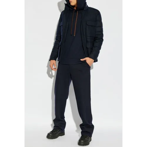 Trousers > Straight Trousers - - Moncler - Modalova