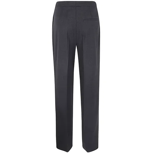 Trousers > Straight Trousers - - Loulou Studio - Modalova