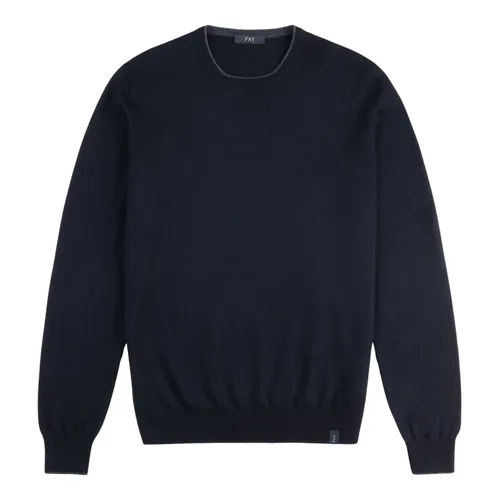 Knitwear > Round-neck Knitwear - - Fay - Modalova