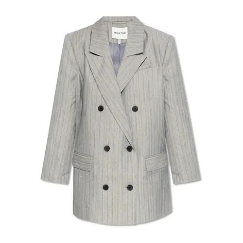 Munthe - Jackets > Blazers - Gray - Munthe - Modalova
