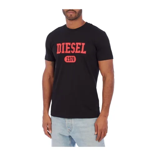 Diesel - Tops > T-Shirts - Black - Diesel - Modalova