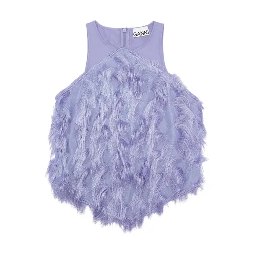 Tops > Sleeveless Tops - - Ganni - Modalova