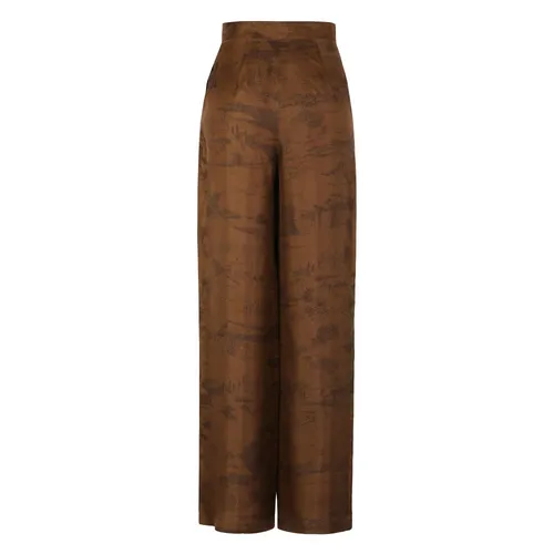 Trousers > Wide Trousers - - Max Mara Studio - Modalova