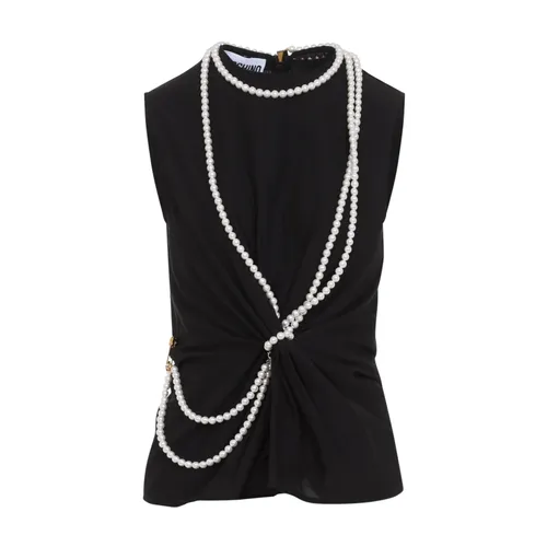 Tops > Sleeveless Tops - - Moschino - Modalova