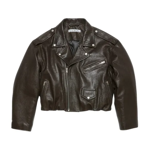 Jackets > Leather Jackets - - Acne Studios - Modalova