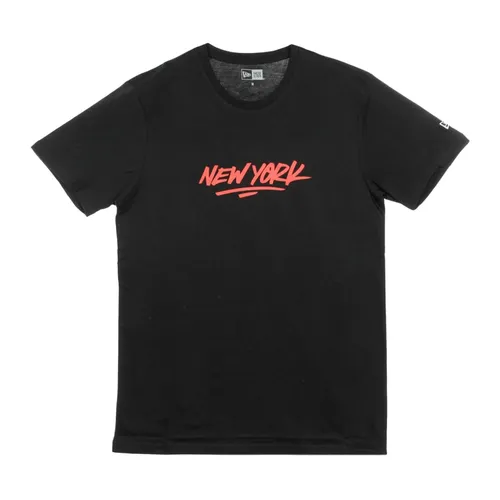 New Era - Tops > T-Shirts - Black - New Era - Modalova