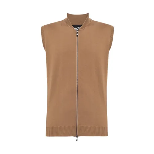 Knitwear > Sleveless Knitwear - - Alpha Studio - Modalova