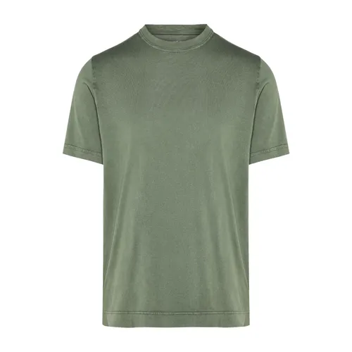 Fedeli - Tops > T-Shirts - Green - Fedeli - Modalova