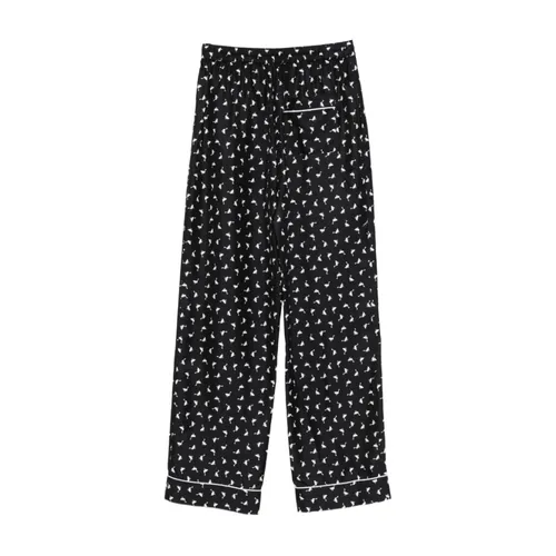 Trousers > Wide Trousers - - Moschino - Modalova