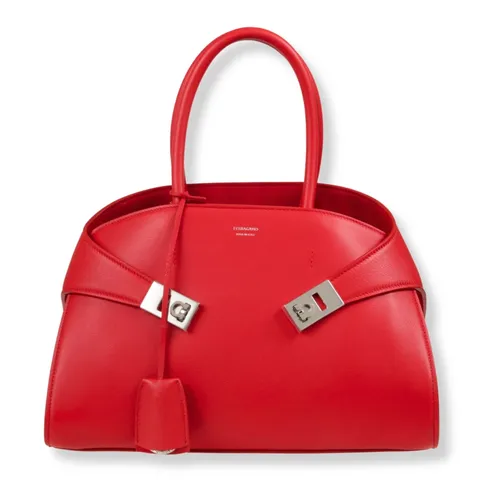 Ferragamo - Bags > Handbags - Red - Ferragamo - Modalova