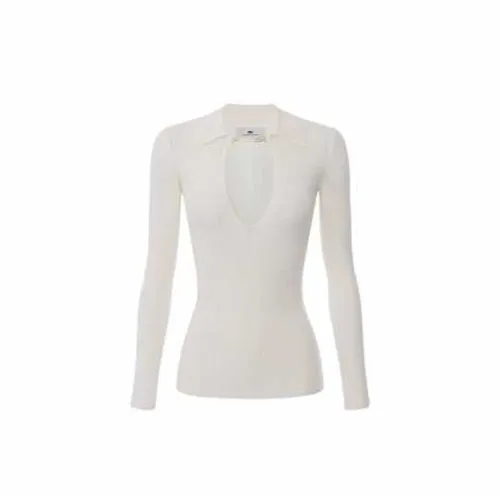Knitwear > V-neck Knitwear - - Elisabetta Franchi - Modalova