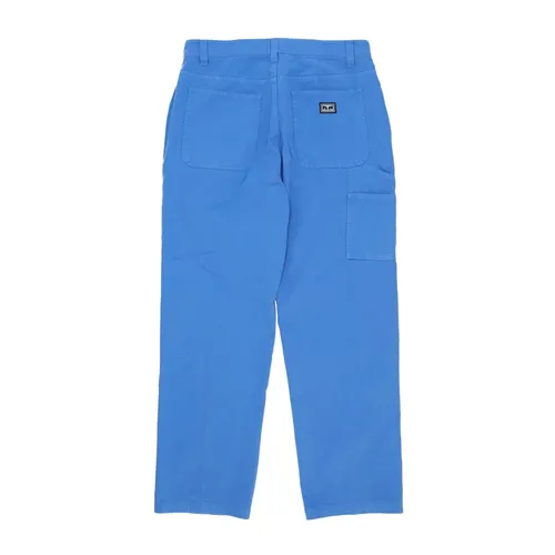 Trousers > Straight Trousers - - Obey - Modalova