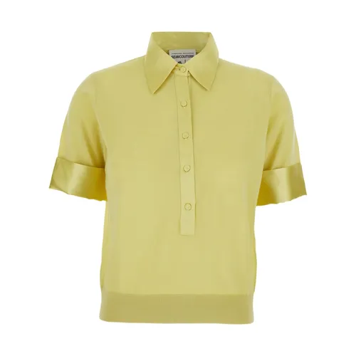 Tops > Polo Shirts - - Semicouture - Modalova