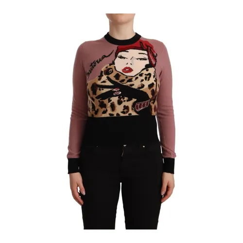 Knitwear > Round-neck Knitwear - - Dolce & Gabbana - Modalova