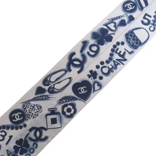 Pre-owned > Pre-owned Accessories > Pre-owned Scarves - - Chanel Vintage - Modalova