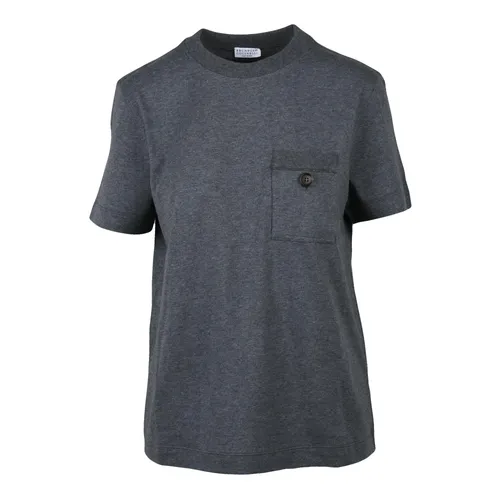 Tops > T-Shirts - - Brunello Cucinelli - Modalova