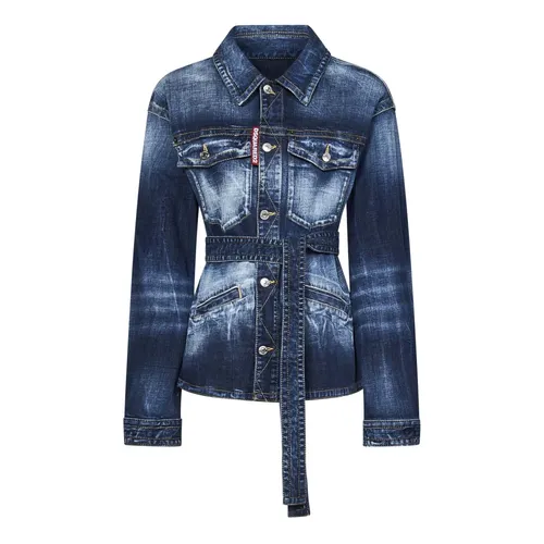 Jackets > Denim Jackets - - Dsquared2 - Modalova