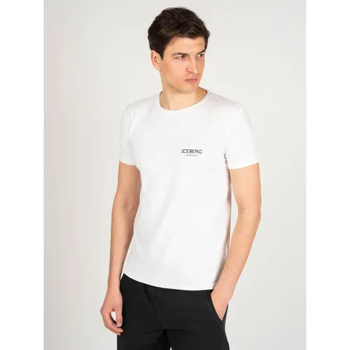Iceberg - Tops > T-Shirts - White - Iceberg - Modalova